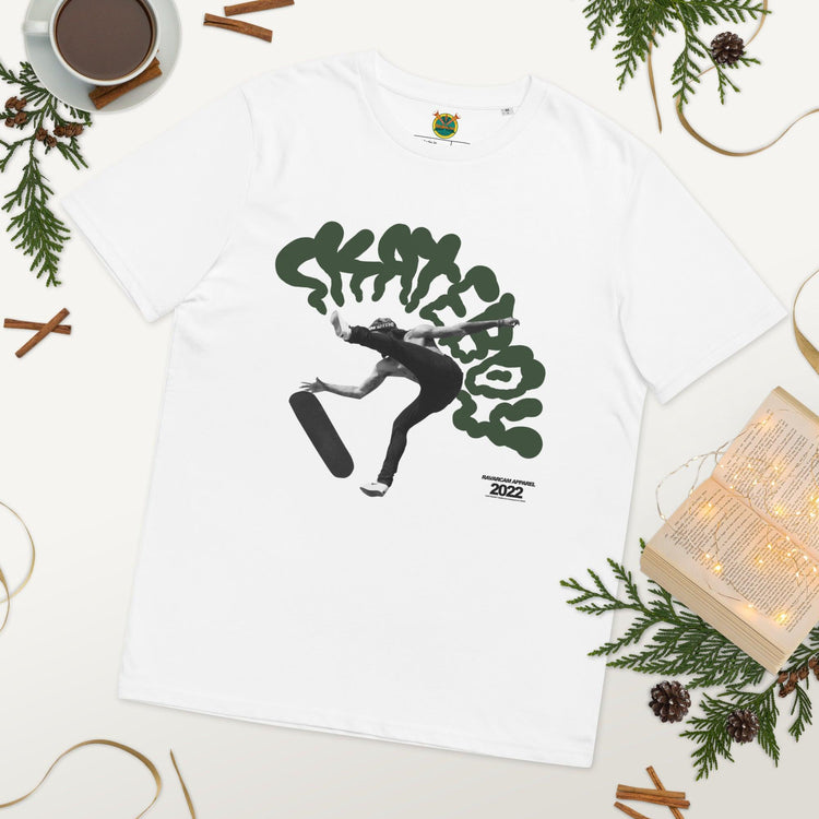 Skateboy Unisex organic cotton t-shirt - RAVARCAM APPAREL