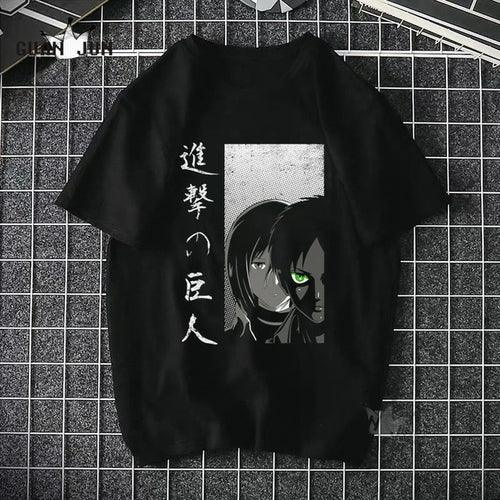Harajuku Attack On Titan Unisex T Shirts Tees Shirt - RAVARCAM APPAREL