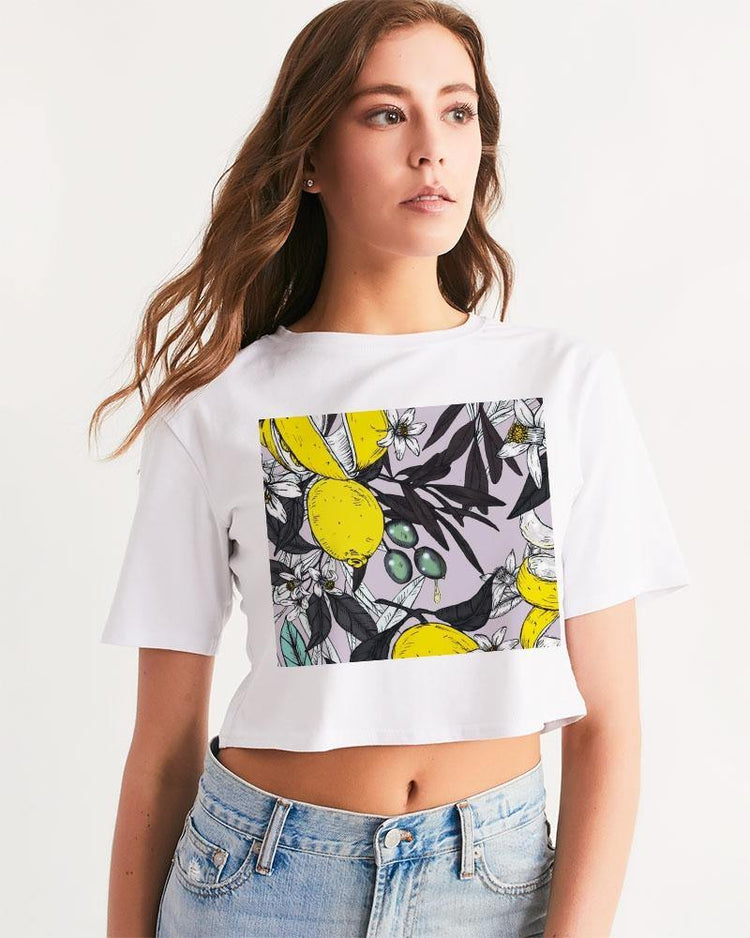 Citronade Women's Cropped Tee - RAVARCAM APPAREL