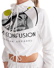 Confucius Women's Cropped Windbreaker - RAVARCAM APPAREL