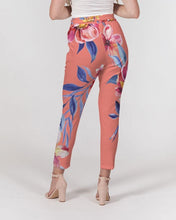 Flower Women's Belted Tapered Pants - RAVARCAM APPAREL