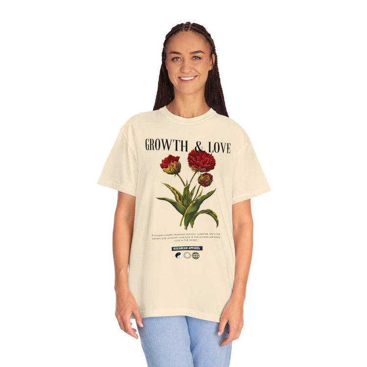 Growths & love Unisex Garment-Dyed T-shirt - RAVARCAM APPAREL