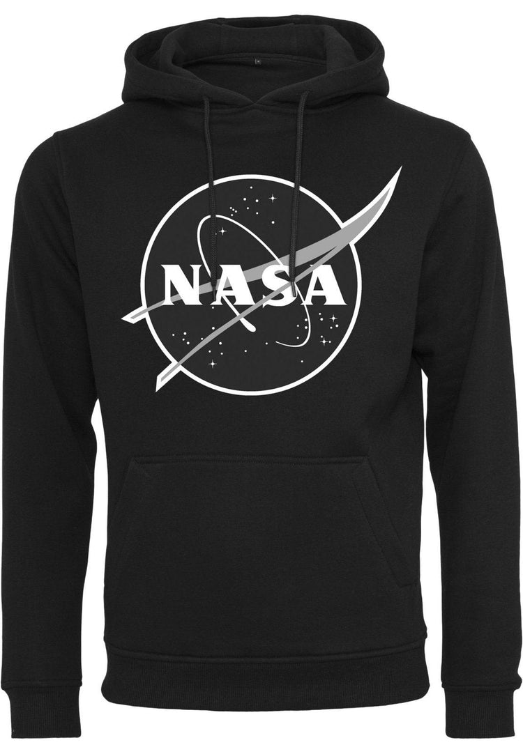 NASA Black and White Insignia Hoodie - RAVARCAM APPAREL