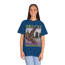 PURPLE BRONZE WORLD AT WAR Unisex Garment-Dyed T-shirt - RAVARCAM APPAREL
