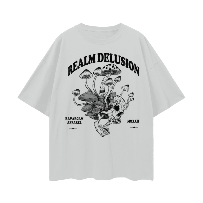 Realm of Delusion Unisex 100% Cotton Basic Tee - RAVARCAM APPAREL