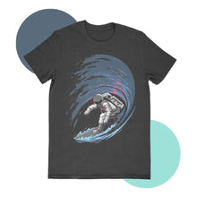 Space surfeing T-shirt - RAVARCAM APPAREL