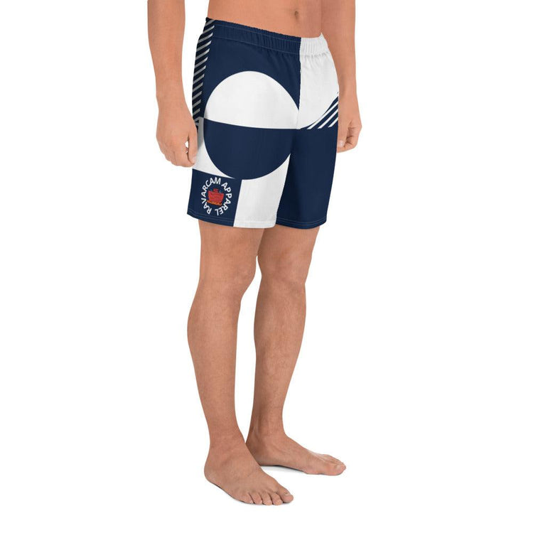 Spiral Men's Athletic Long Shorts - RAVARCAM APPAREL