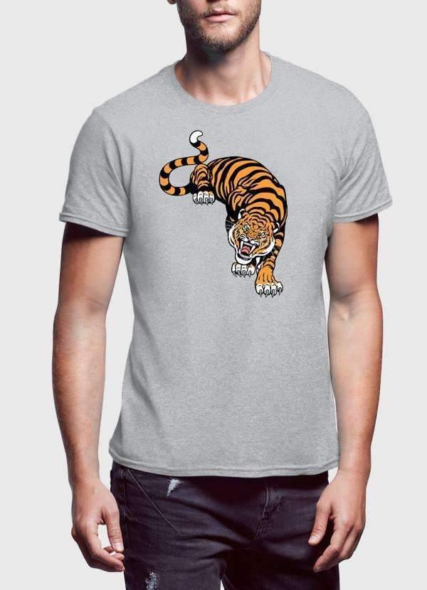 Cornered Tiger Printed T-Shirt - RAVARCAM APPAREL